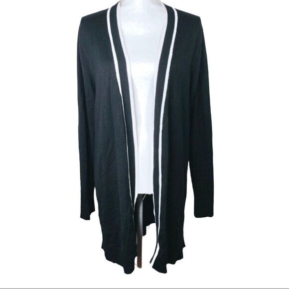 -Calvin Klein Stripe Cardigan NWT XL - Picture 1 of 9